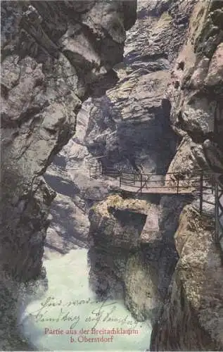 Breitachklamm - mit Steg