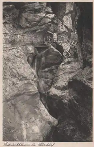 Breitachklamm bei Oberstdorf - ca. 1955