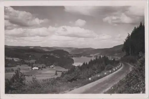 Titisee - Blick von der Straße nach Bärental - ca. 1955