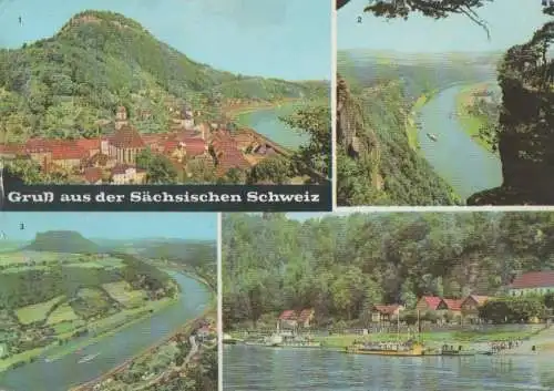 Sächsische Schweiz - u.a. Rathen, Dampferanlegestelle - 1974