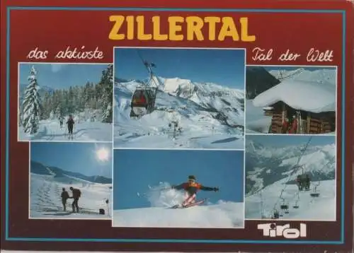 Österreich - Österreich - Zillertal - 6 Teilbilder - 1991