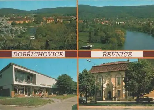 Tschechien - Tschechien - Dobrichovice - 4 Teilbilder - ca. 1980