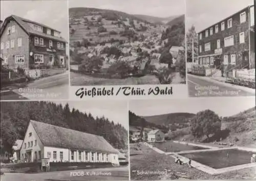 Gießhübel - u.a. Ansicht des Ortes - ca. 1985