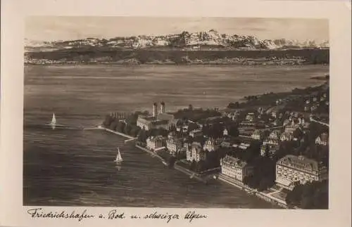 Friedrichshafen - mit schweizer Alpen - ca. 1950