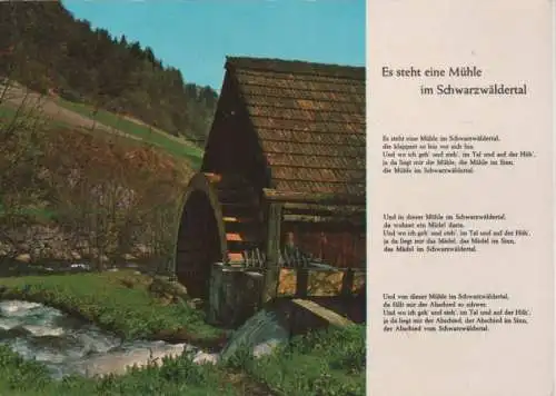 Schwarzwald - Mühle - ca. 1970