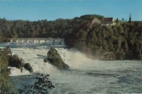 Schweiz - Rheinfall - Schweiz - mit Schloss Laufn