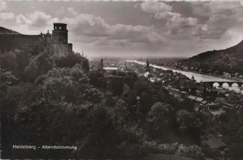 Heidelberg - Abendstimmung - ca. 1960