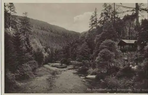 Schwarza (Fluss zur Saale) - Schweizerhaus