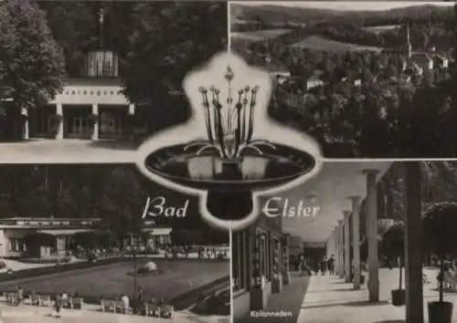 Bad Elster - u.a. Badeplatz mit Badecafe - 1970