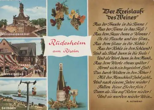 Rüdesheim am Rhein - u.a. Seilbahn - ca. 1975