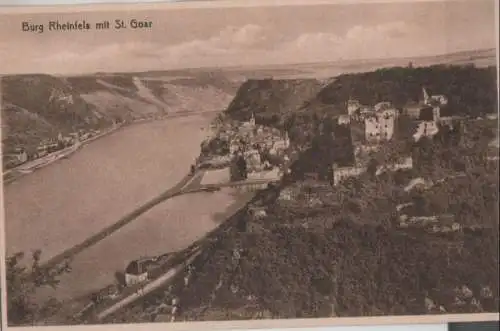 St. Goar - mit Burg Rheinfels - 1927