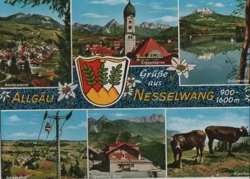 Nesselwang - u.a. Zugspitzblick - ca. 1980