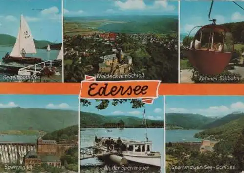 Edersee - u.a. An der Sperrmauer - 1967