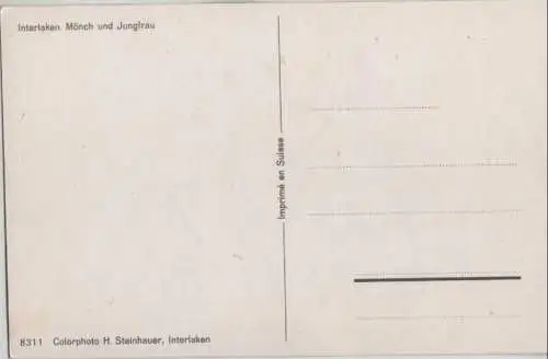 Schweiz - Interlaken - Schweiz - Mönch und Jungfrau