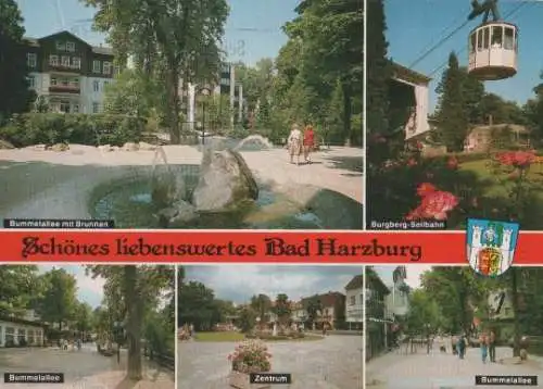 Bad Harzburg u.a. Burgberg-Seilbahn - 1993