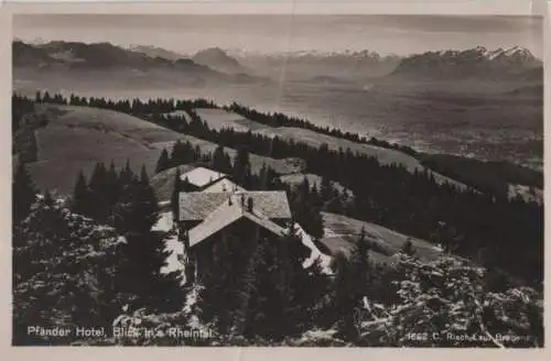 Österreich - Österreich - Pfänder - Hotel, Blick ins Rheintal - 1928