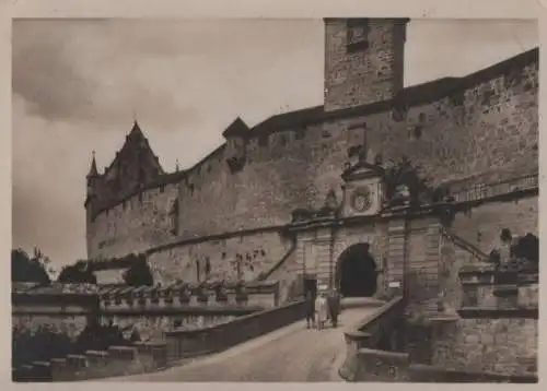 Coburg - Veste, Äusseres Burgtor - 1930