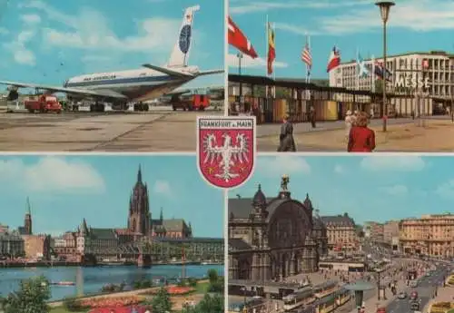 Frankfurt Main - 4 Teilbilder - 1964