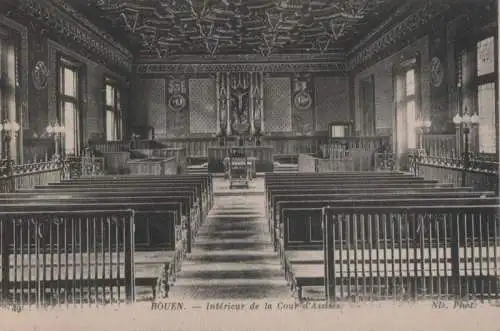 Frankreich - Frankreich - Rouen - Interieur de la Cour de Assises - ca. 1935