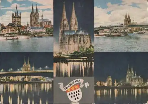 Köln - 5 Teilbilder - 1957