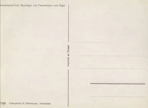 Schweiz - Grindelwald - Schweiz - First