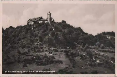 Bad Blankenburg - Ruine Greifenstein - 1967