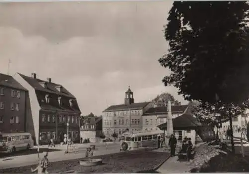 Zwönitz - Blick zum Rathaus