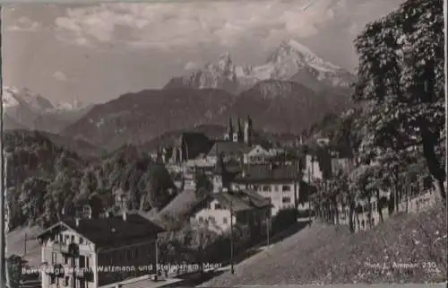 Berchtesgaden - mit Watzmann - 1958