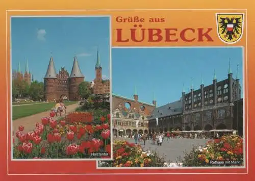 Lübeck - u.a. Rathaus - ca. 1995