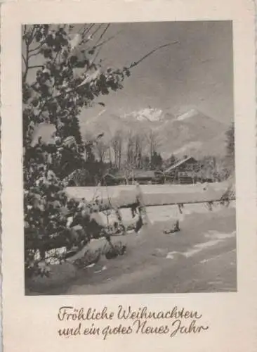 Fröhliche Weihnachten Winterlandschaft