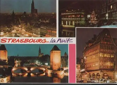 Frankreich - Frankreich - Strasbourg - La nuit - 1979