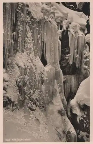 Breitachklamm - vereist - ca. 1955