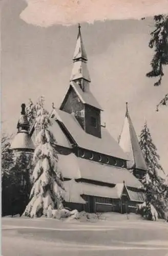 Goslar Hahnenklee - Bockswiese, Gustav-Adolf-Kirche - ca. 1960