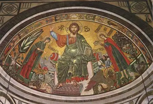 Italien - Florenz - Firenze - Italien - Basilica, Mosaico