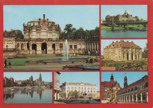 Dresden - u.a. Zwingerhof - 1989