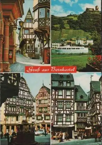 Bernkastel-Kues - 4 Teilbilder - ca. 1980