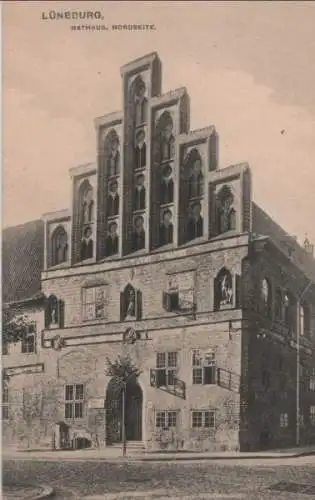 Lüneburg - Rathaus, Nordseite - ca. 1925