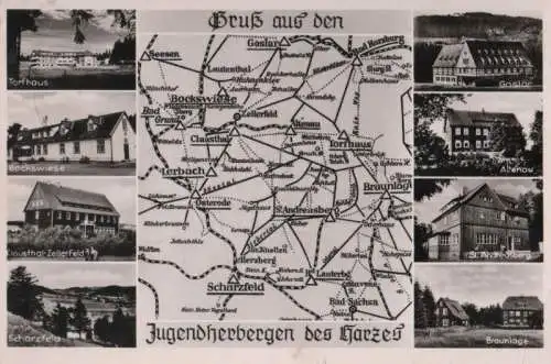 Harz - Jugendherbergen - 1955