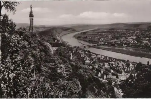 Trier - Gesamtansicht mit Mariensäule - ca. 1960