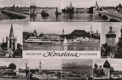 Konstanz - u.a. Gondelhafen - 1954