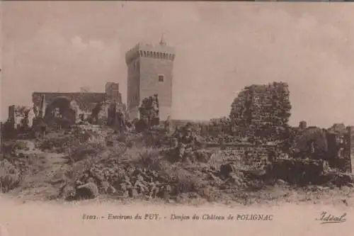 Frankreich - Frankreich - Le Puy-en-Velay - Donjon du hateau de Polignac - ca. 1935