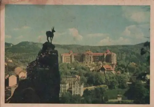 Karlsbad - Blick vom Hirschsprung - ca. 1950