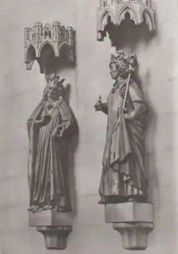 Meißen - Dom - Hoher Chor - Stifterfiguren - ca. 1985