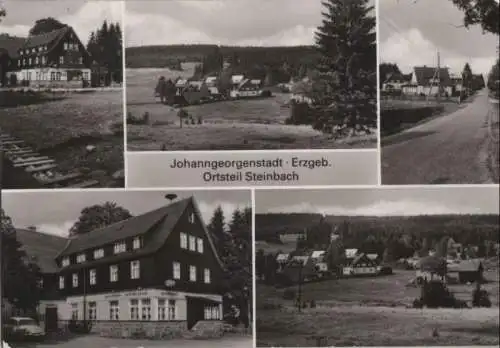 Johanngeorgenstadt - 5 Teilbilder - 1989