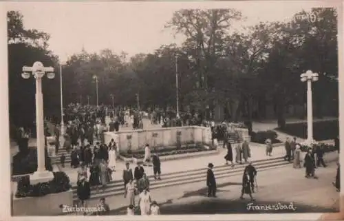 Franzensbad - Zierbrunnen - ca. 1940