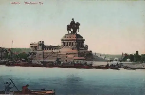 Coblenz - Koblenz - Deutsches Eck - ca. 1920