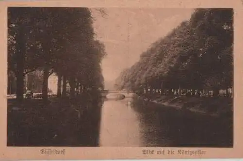 Düsseldorf - Blick auf die Königsallee - ca. 1935