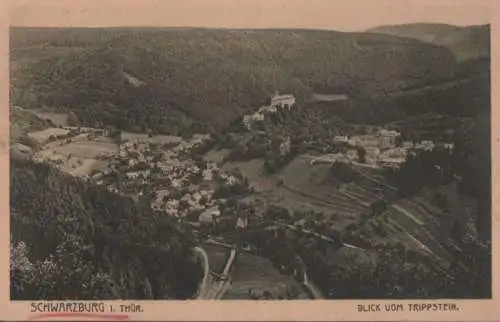 Schwarzburg - vom Trippstein - 1929