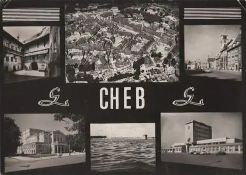 Tschechien - Tschechien - Cheb - 6 Teilbilder - 1966