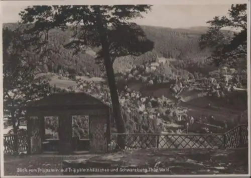 Schwarzburg - Blick vom Trippstein - 1931